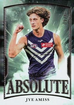 2024 Select AFL Footy Stars - Absolute Black #AB6 Jye Amiss Front